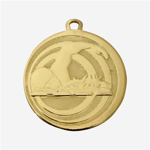Médaille 32 mm - Natation Or 