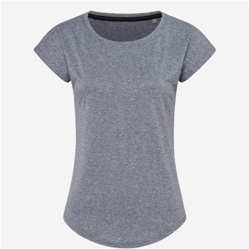 Maillot manches courtes femme Stedman - Polyester Recycle Bleu Chine 