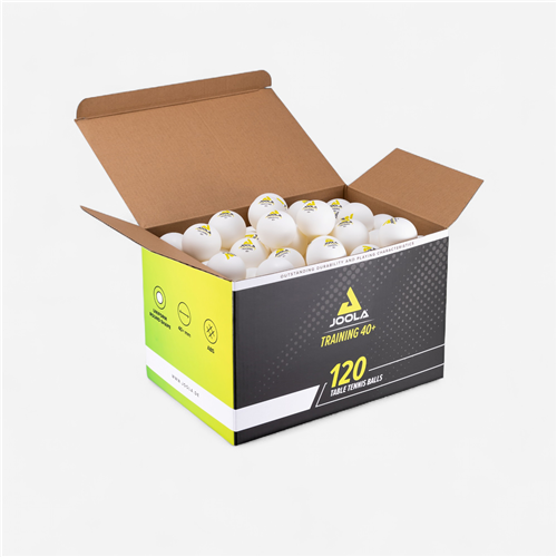 Balle de tennis de table Joola - Training 40+ Blanc carton 120 balles