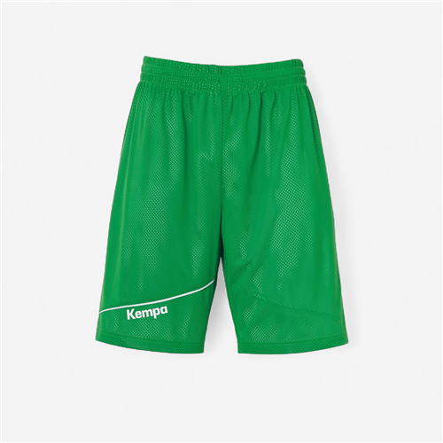 Short basket Kempa Adulte - Reversib Vert/Blanc