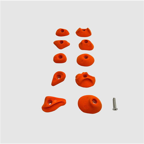 100 Prises escalade - Pack ASC rouge (sans visserie)