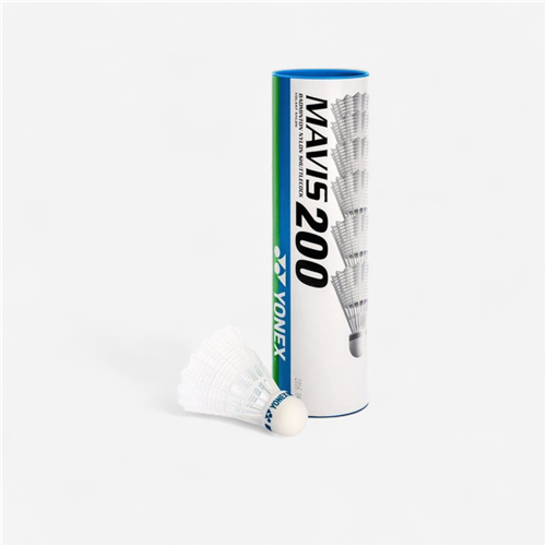 Volant plastique badminton Yonex - Mavis 200 Blanc