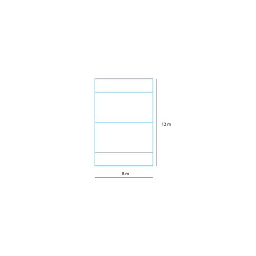 Terrain de balle Aux P, Tc, 12*8 Tresadenn