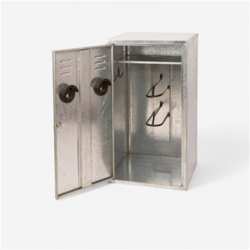 Armoire de sellerie 2 selles équitation Kerbl 60x60x106 cm 