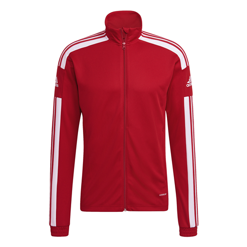VESTE TRAINING ADIDAS SQUADRA ADULTE ROUGE/BLANC