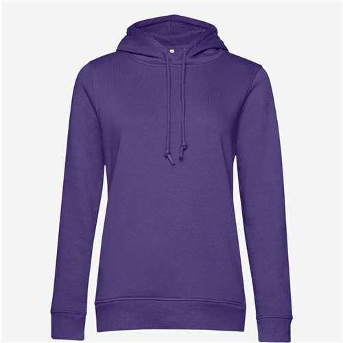 Sweat à capuche femme B&C - Organic Violet