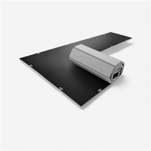 Aire d&#039;évolution gymnastique Sport 3D - Roll 5 cm noire 