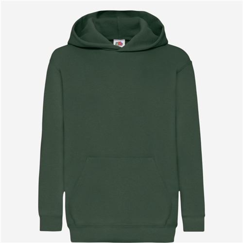Sweat Capuche enfant Fruit Of The Loom - Vert Fonce