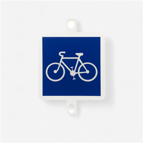 Panneau signalisation - Indication "Piste cyclable" 