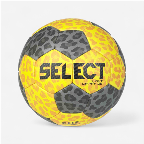 Ballon de handball Select taille 1 - Grippy jaune gris