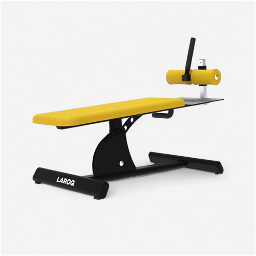 Banc de musculation Abdo Laroq - Réglable jaune 