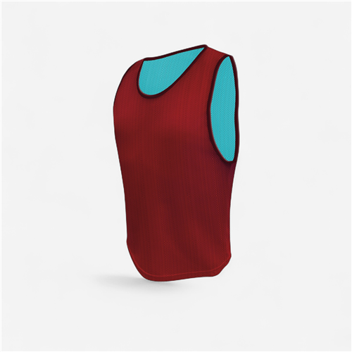 Chasuble réversible adulte Tremblay - Rouge/bleu