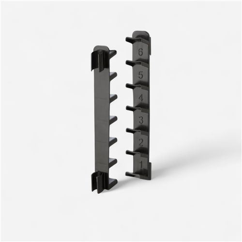 Taquet jalon Tremblay - Lot de 2 taquets 6 hauteurs noir