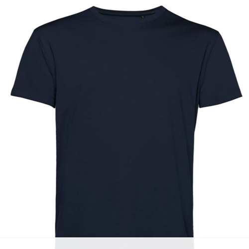 t-shirt coton organic bleu marine
