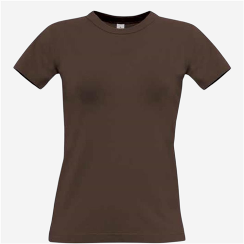 Tee shirt manches courtes femme B&C - 190 Marron 