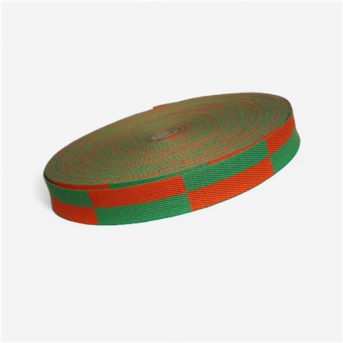 Ceinture orange/verte karaté - Rouleau de 50m