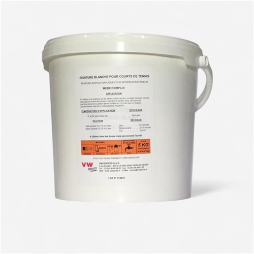Peinture Blanche Pour Lignes tennis