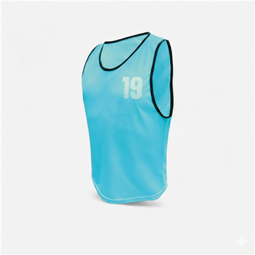 CHASUBLES NUMÉROTÉES ADULTE 16 À 20 BLEU