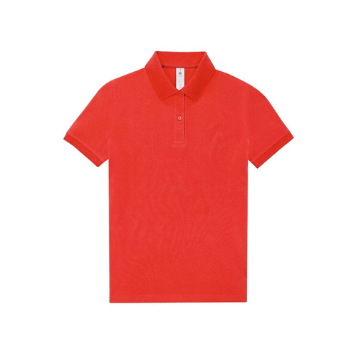 POLO COTON FEMME BLEU ROUGE 210