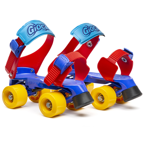 Patins à roulettes Gioca 34 - 44 bleu rouge