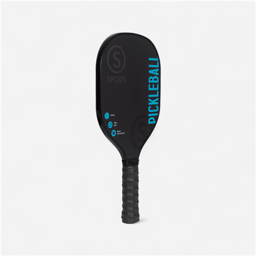 RAQUETTE PICKLEBALL BOIS - NOIR