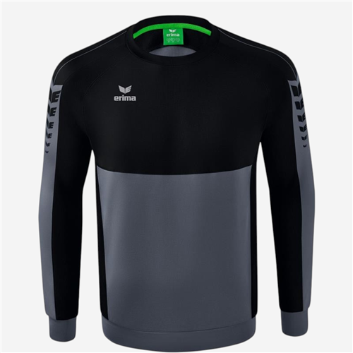Sweat Shirt Erima Enfant - 1/2 Zip Gris/Noir