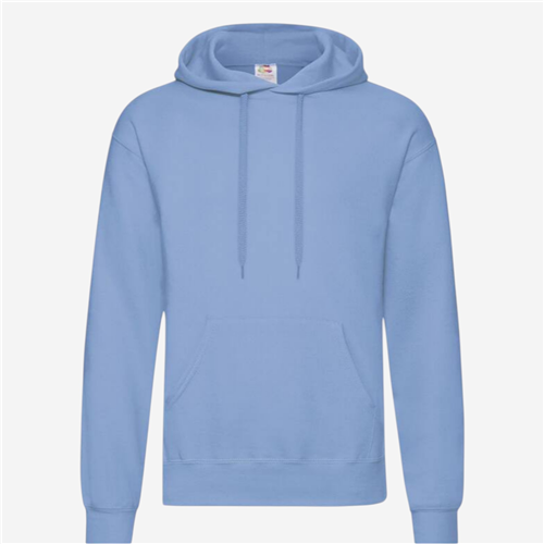 Sweat Capuche Fruit Of The Loom - Bleu Ciel