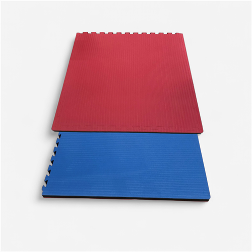 LOT 10 TAPIS PUZZLE 2CM ROUGE/BLEU - Mousse EVA recyclée