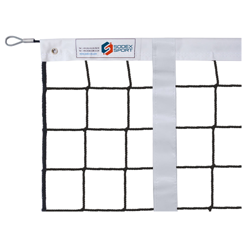 Filet Volleyball Recyclé Tressé 3mm - Câble Acier Galvanisé