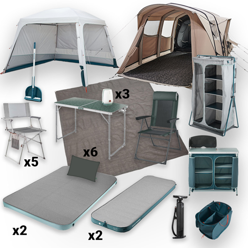 Kit camping Complet 6 personnes