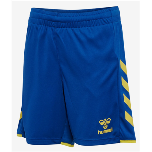 SHORT HUMMEL CORE 2.0 KIDS BLEU/JAUNE