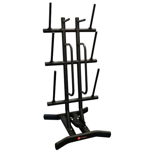 Rack de rangement 10 disques musculation - Sveltus Rack 10 Kits noir