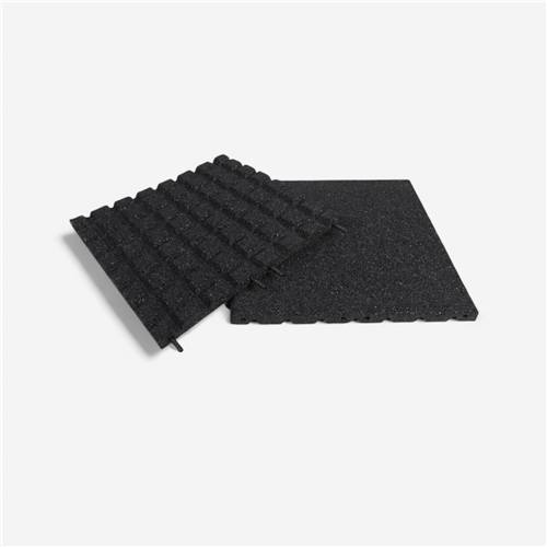 Lot 80 dalles sol Fitness 50X50X3Cm Hecmar