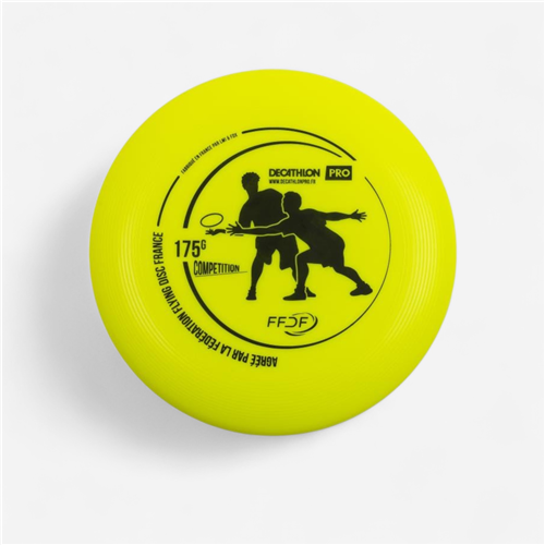 Disque volant ultimate Lmi&amp;Fox 175 gr - Disque compétition jaune