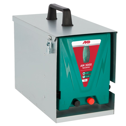 Électrificateur Savanne AM 3000 batterie 12V clôture longue - AKO