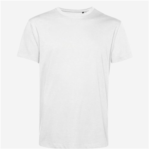 Tee shirt manches courtes homme B&C - Coton Organic Blanc 