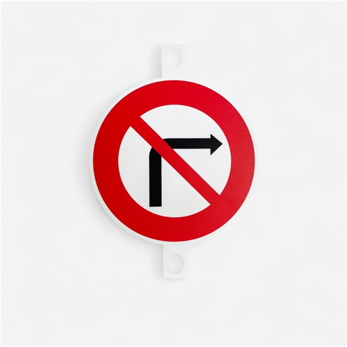 Panneau signalisation - Kit Interdiction de tourner à droite 