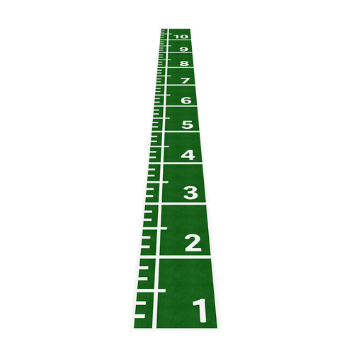 TAPIS DE SPRINT GAZON FITNESS VERT DESIGN BLANC