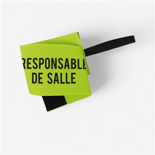 Brassard handball Sportifrance - Responsable de salle jaune