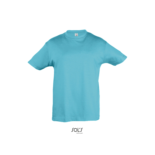T-SHIRT JUNIOR JERSEY 150 BLEU ATOLL