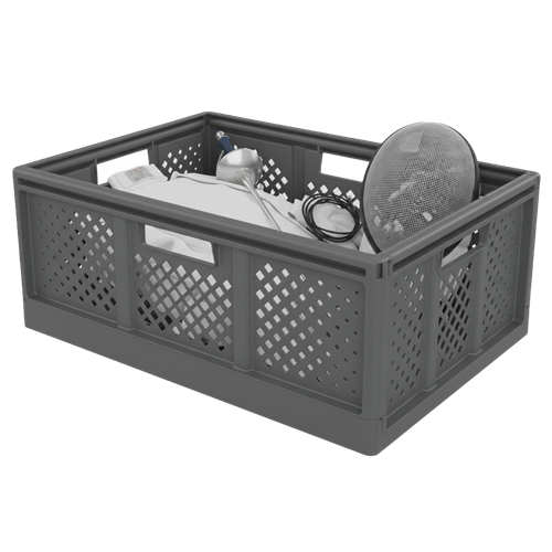 Casier pliable 40L - FOLD&#039;N STORE M gris