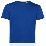 t-shirt coton organic bleu royal