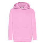 SWEAT CAPUCHE ENFANT ROSE PALE