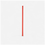 Frites piscine en mousse rouge - taille 160 cm