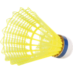 Lot De 18 Volants De Badminton En Nylon QWORK - Haute Résistance Aux Chocs - Jaune - Pour Entraînement Et Loisir - 6
