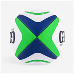 Ballon De Rugby GILBERT Barbarian 2.0 – Taille 5, Blanc/vert, Match, Modèle Atom