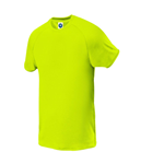 T shirt personnalisable polyester jaune fluo