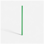 Frites piscine en mousse vert - taille 160 cm